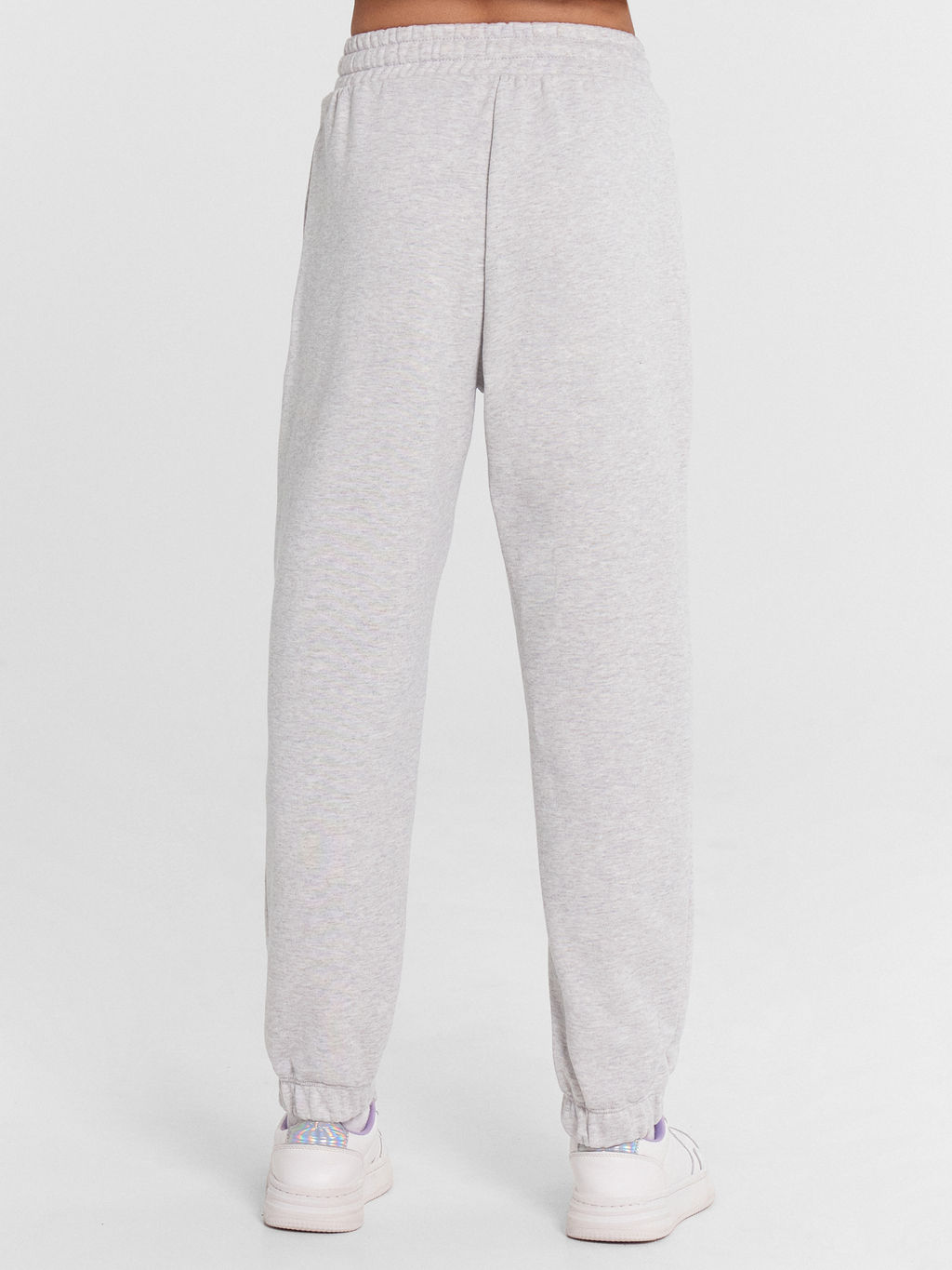 Комплект для девочек (худи, брюки) серый с печатью - Mark formelle фото 6