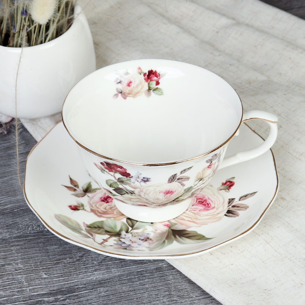 Чайный набор 12 предметов 250 мл на ножке / RS/12- FY230903 /уп 8/ - Галеонтрейд фото 8