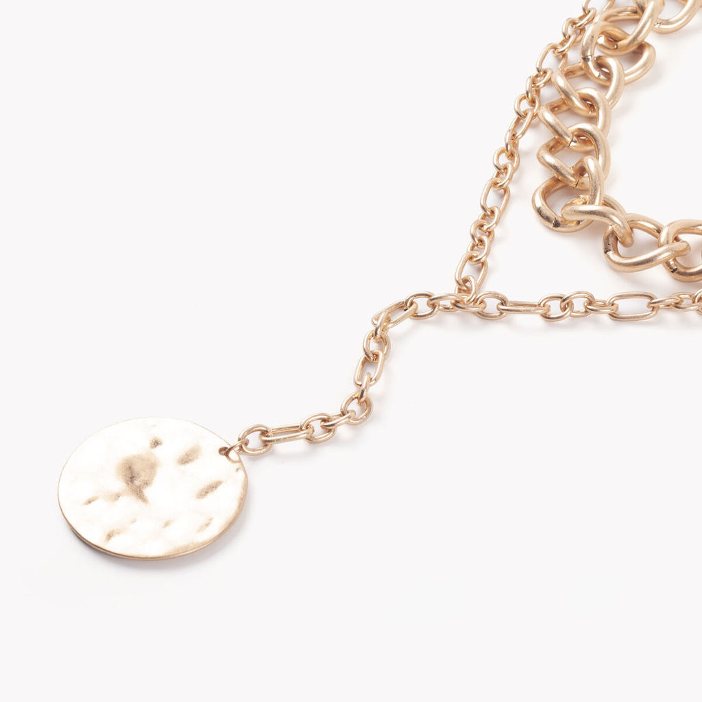 Ожерелье с подвеской в виде монеты - Модные истории фото 3