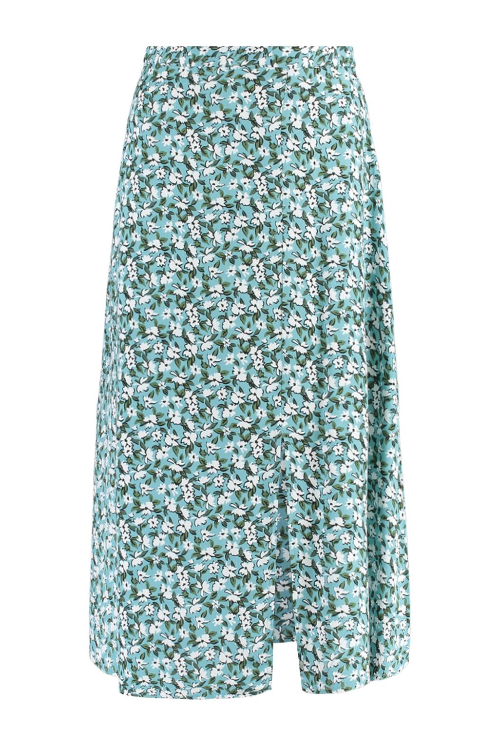 TRENDYOLMILLA Siyah Y?rtmac Detayl? Cicek Desenli Viskon Kumasl? Midi Dokuma Etek TWOSS20ET0230 фото 21