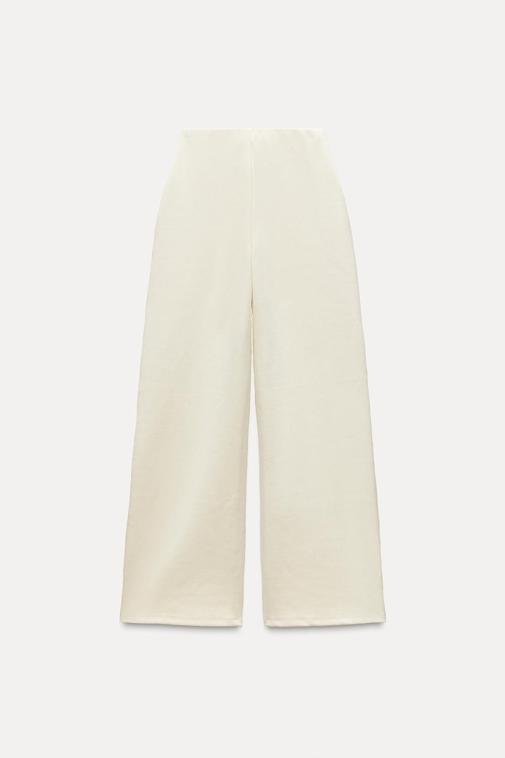 INTERLOCK KNIT TROUSERS WITH VENTS - Zara фото 14