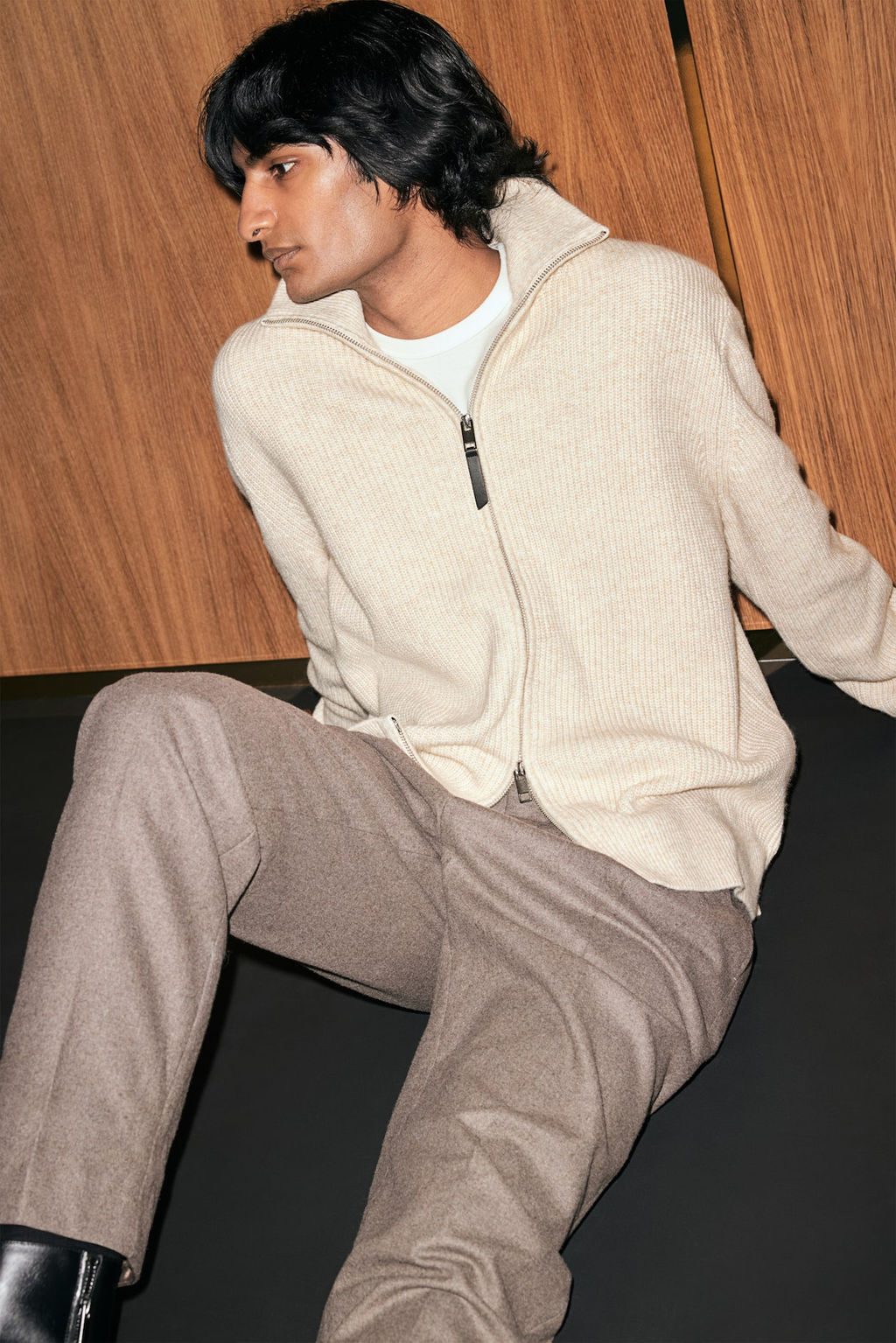 Cardigan en punto de canale Regular Fit - H&m фото 2