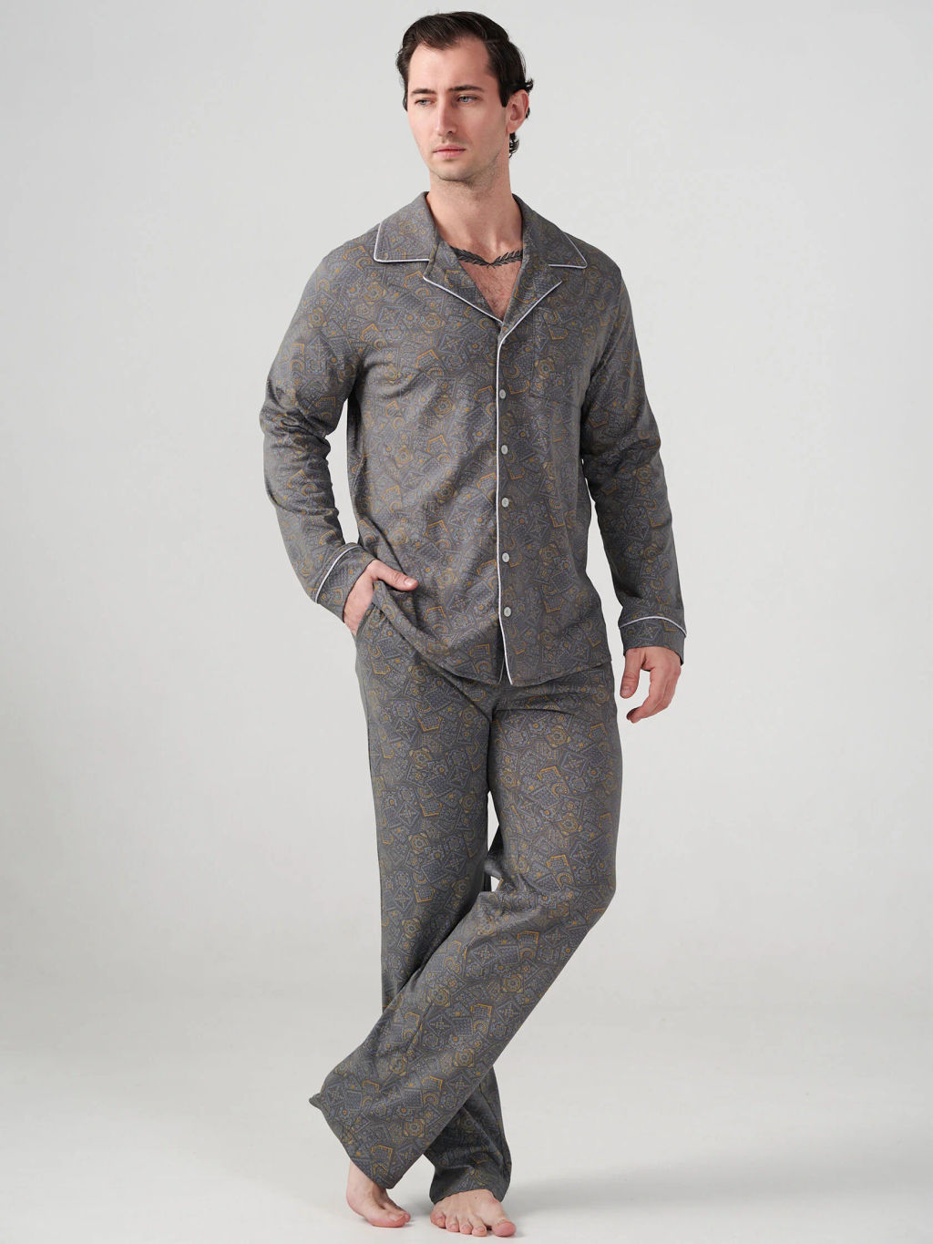 Пижама 100% хлопок  Династия (классическая) - Оптима фото 2