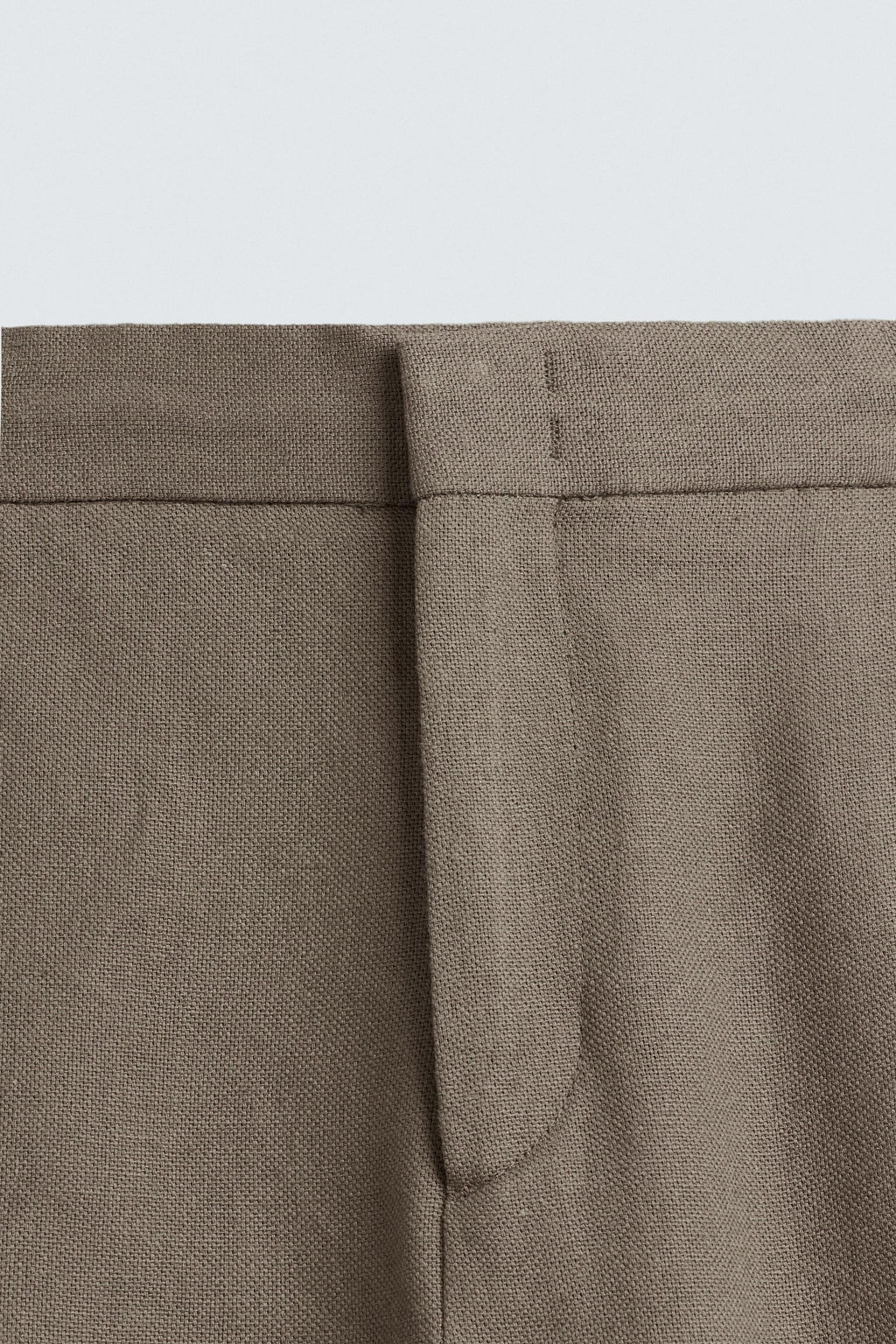 VISCOSE-JUTE TROUSERS - Zara фото 8