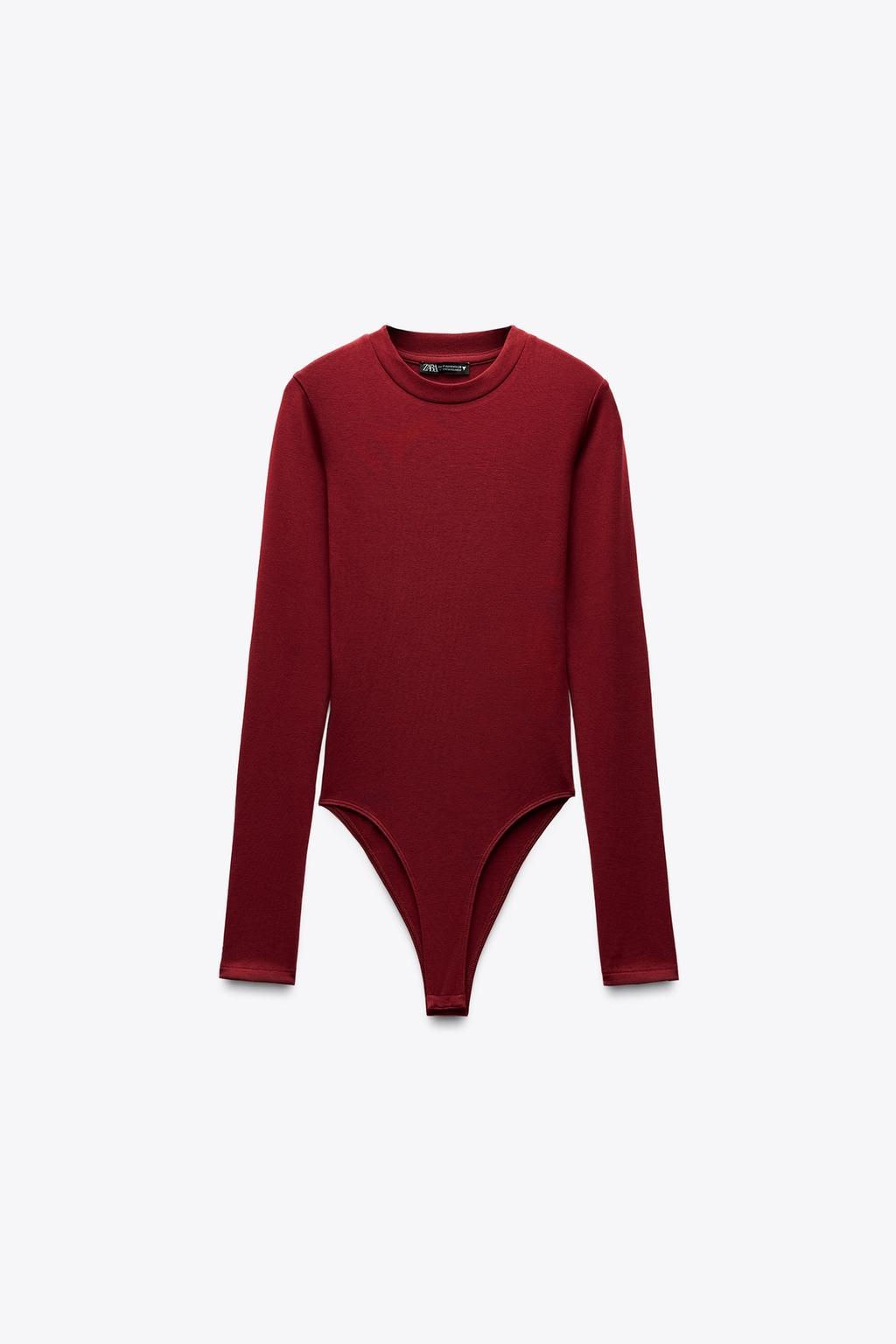 COTTON MODAL BODYSUIT - Zara фото 17