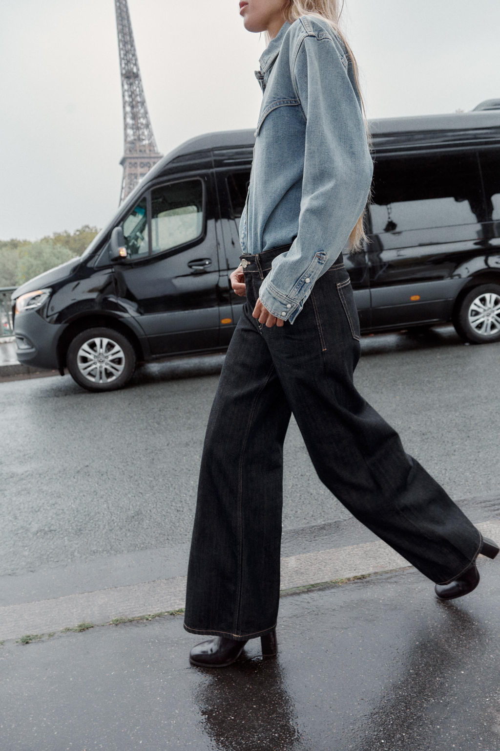 Z1975 HIGH-WAIST WIDE-LEG JEANS - Zara фото 3