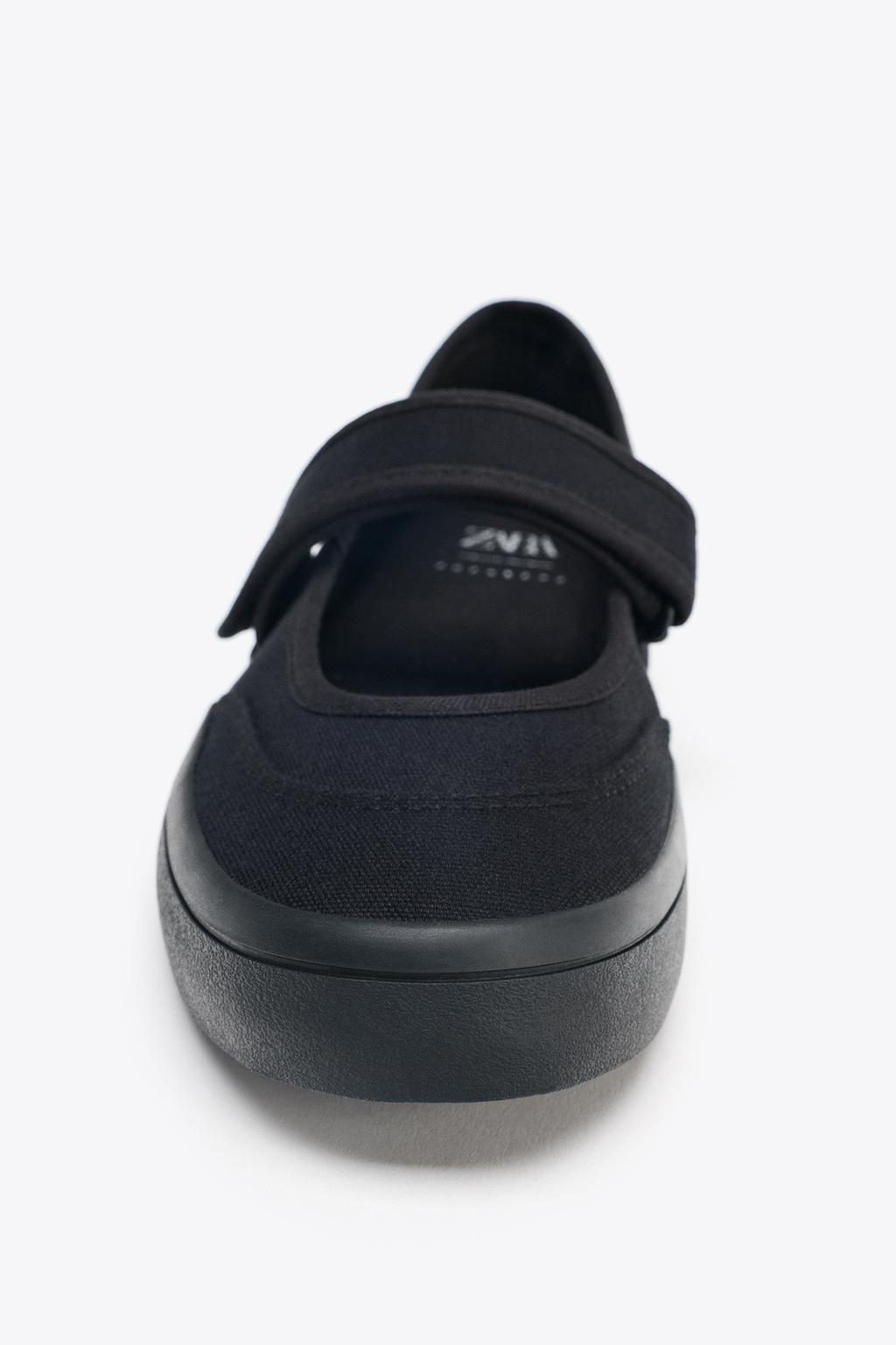 FABRIC STRAP BALLERINAS - Zara фото 13