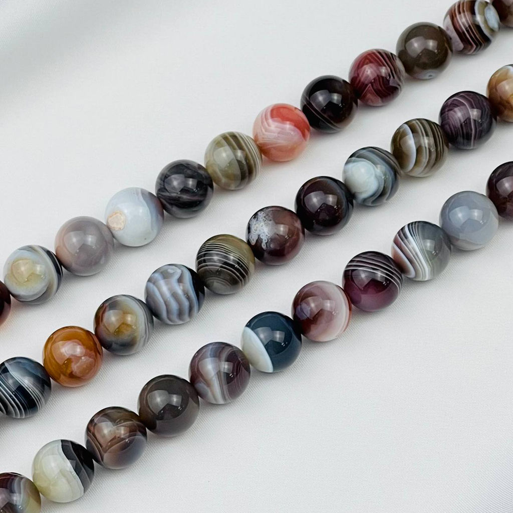 Бусины для украшений из ботсванского Агата 38 см