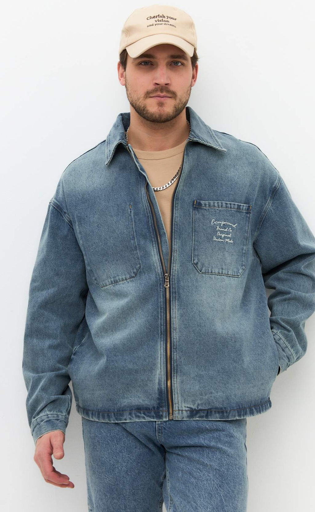 Куртка джинс F511-1253-1 l.blue