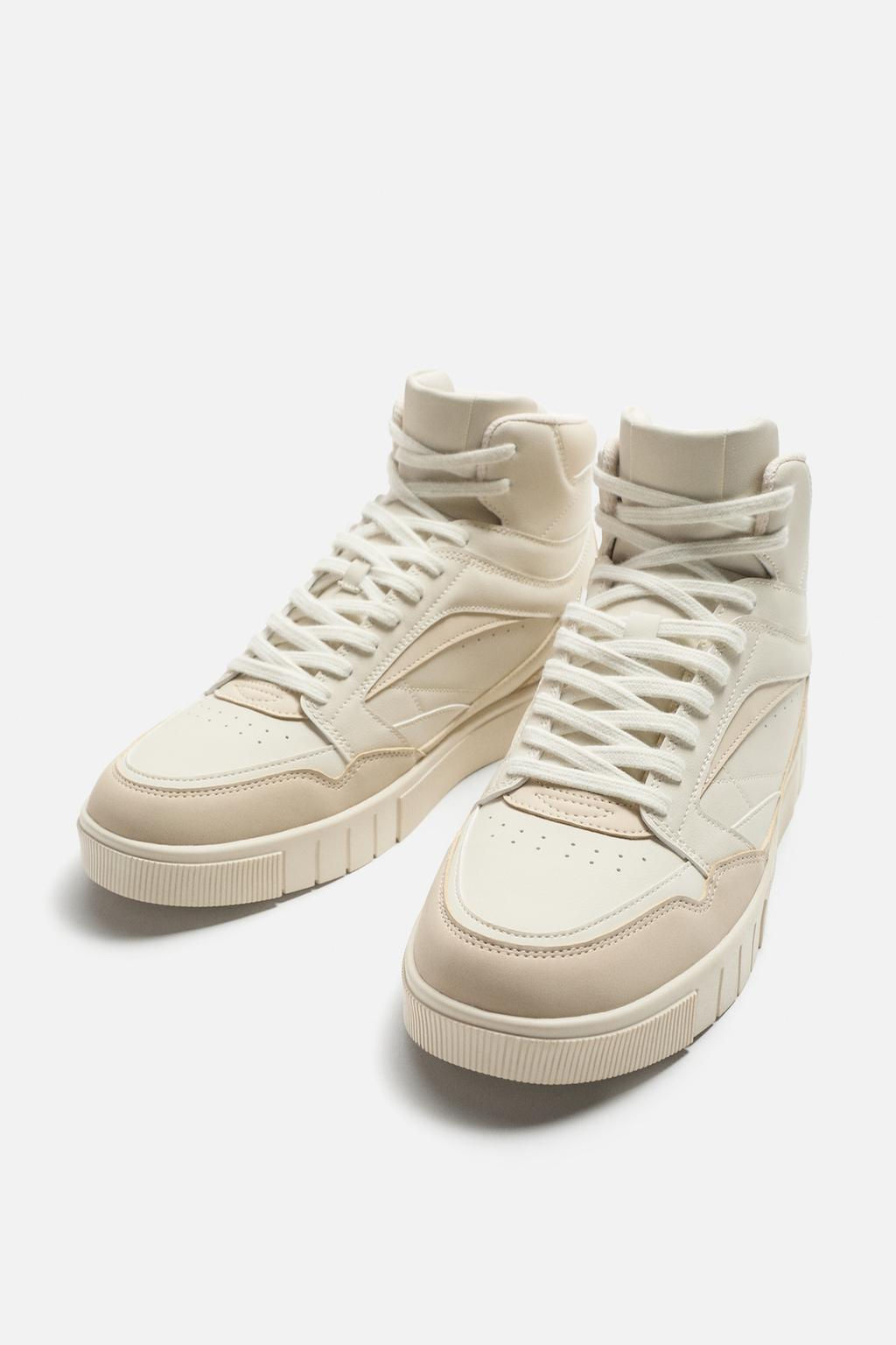 RETRO HIGH-TOP TRAINERS - Zara фото 5