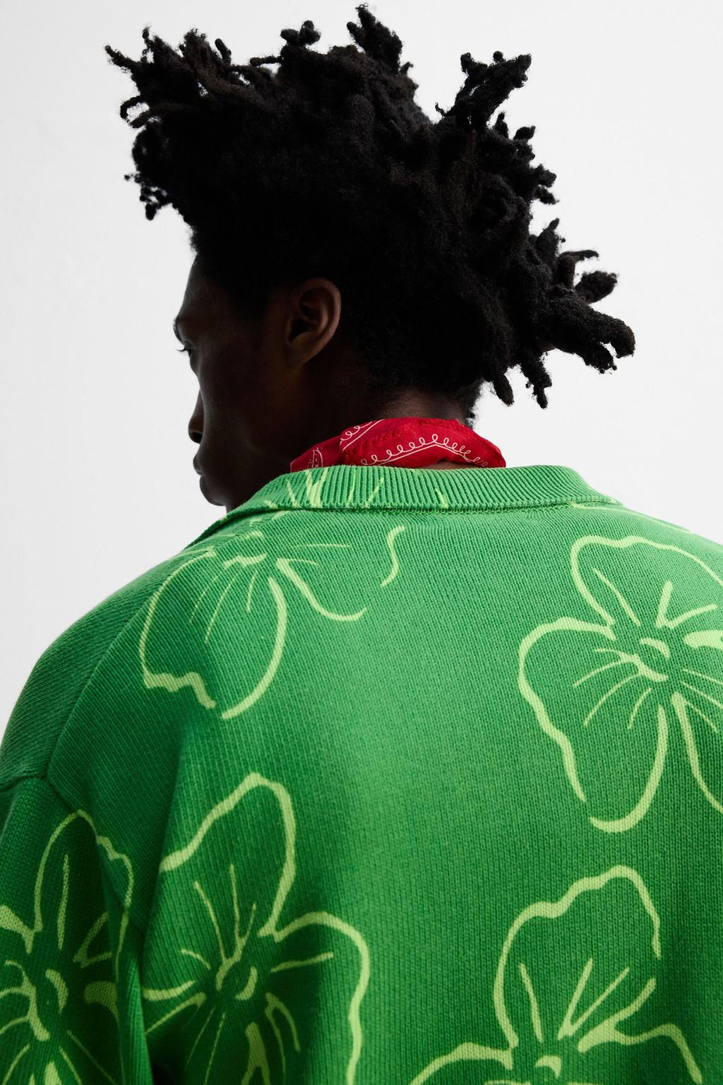 FLORAL PRINT CARDIGAN  OTIS KWAME KYE QUAICOE - Zara фото 7