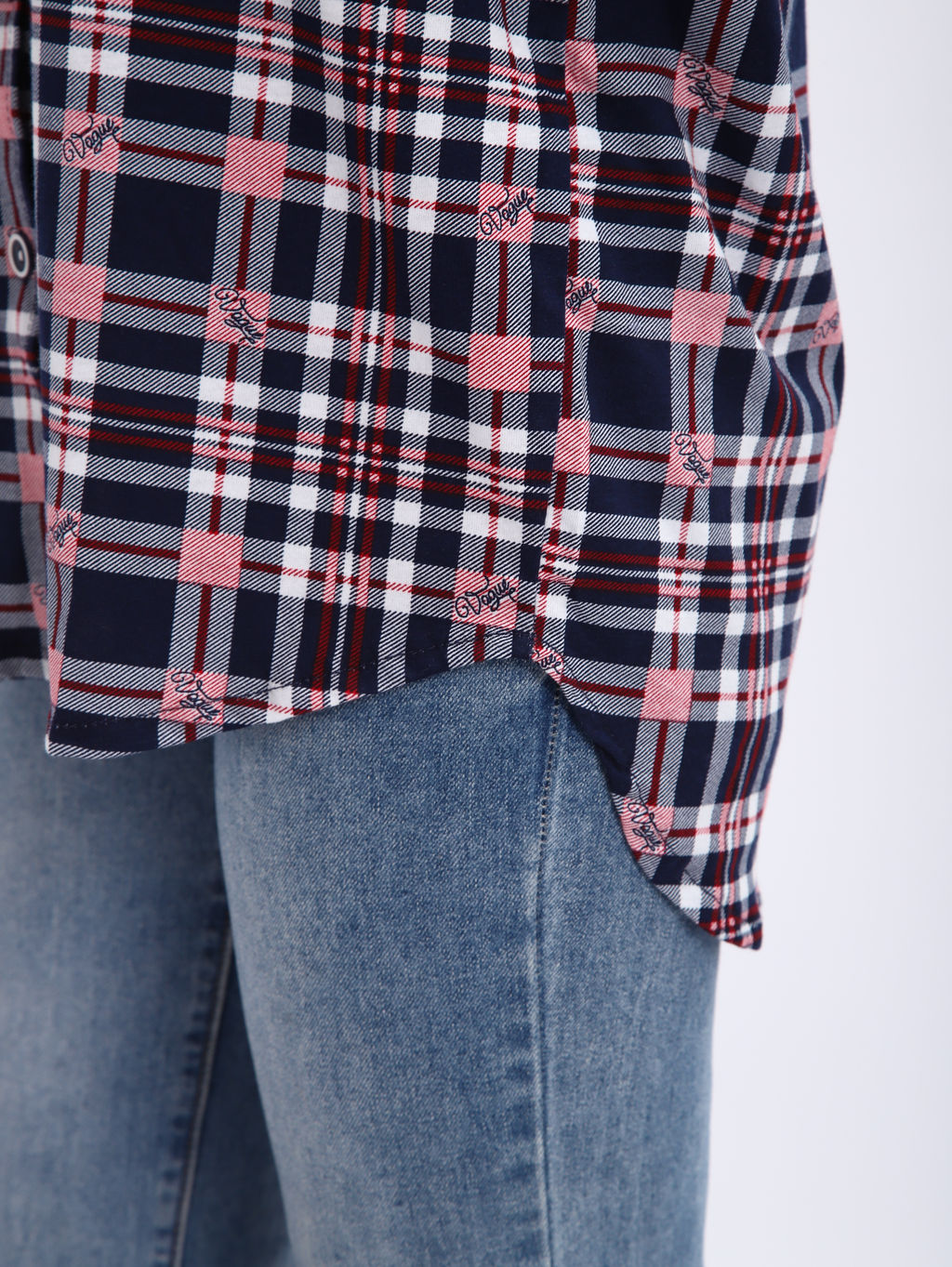 М380 Рубашка с длинным рукавом (темно-синий)