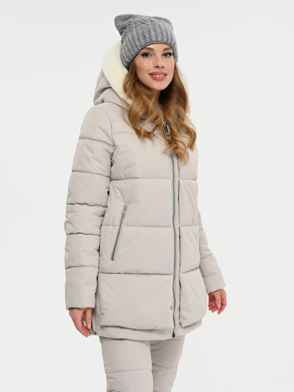 Куртка зимняя из плащевой ткани  на синтепухеа синтепухе - А+б коллекция фото 3