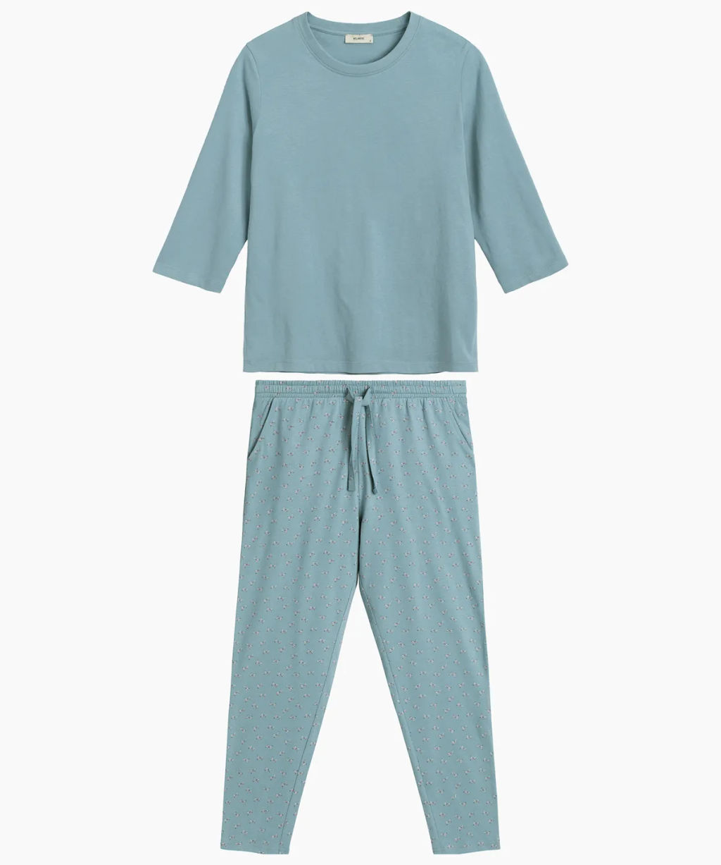 ATLANTIC NLP-483E Пижама женская Bow лазурно-серый  фото 6