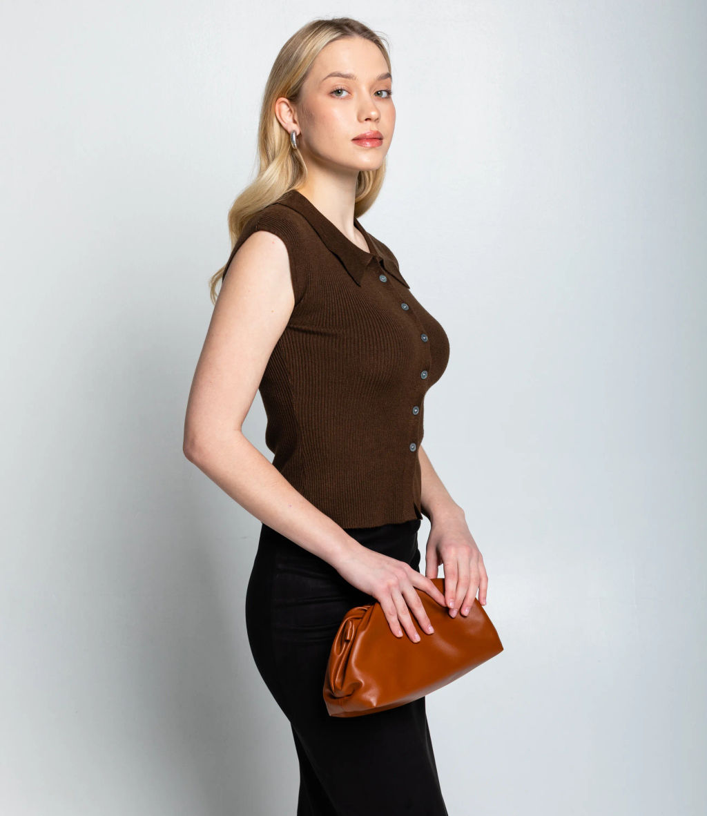 Топ #КТ060 (1), шоколадный