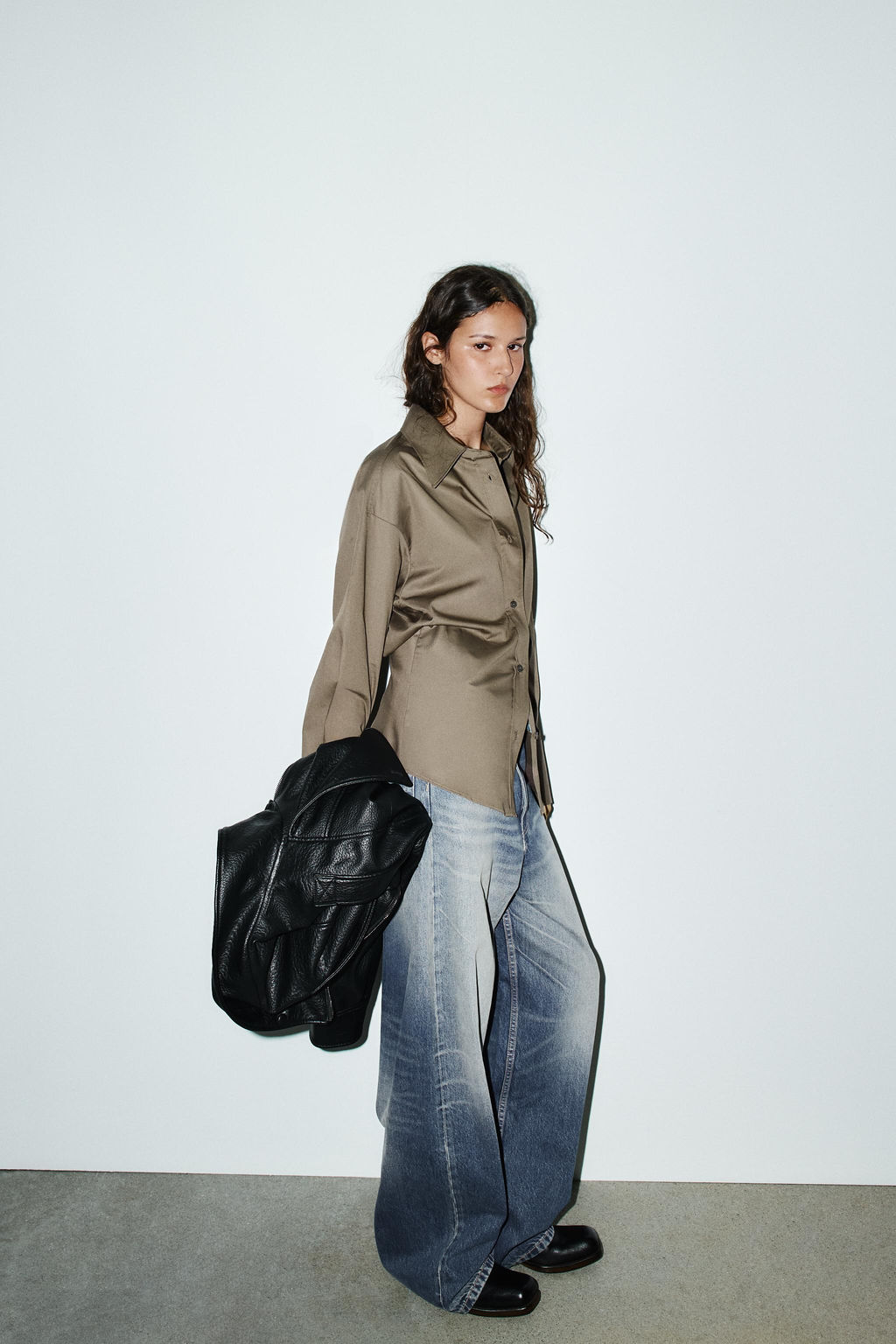 FITTED HEM SHIRT - Zara фото 3