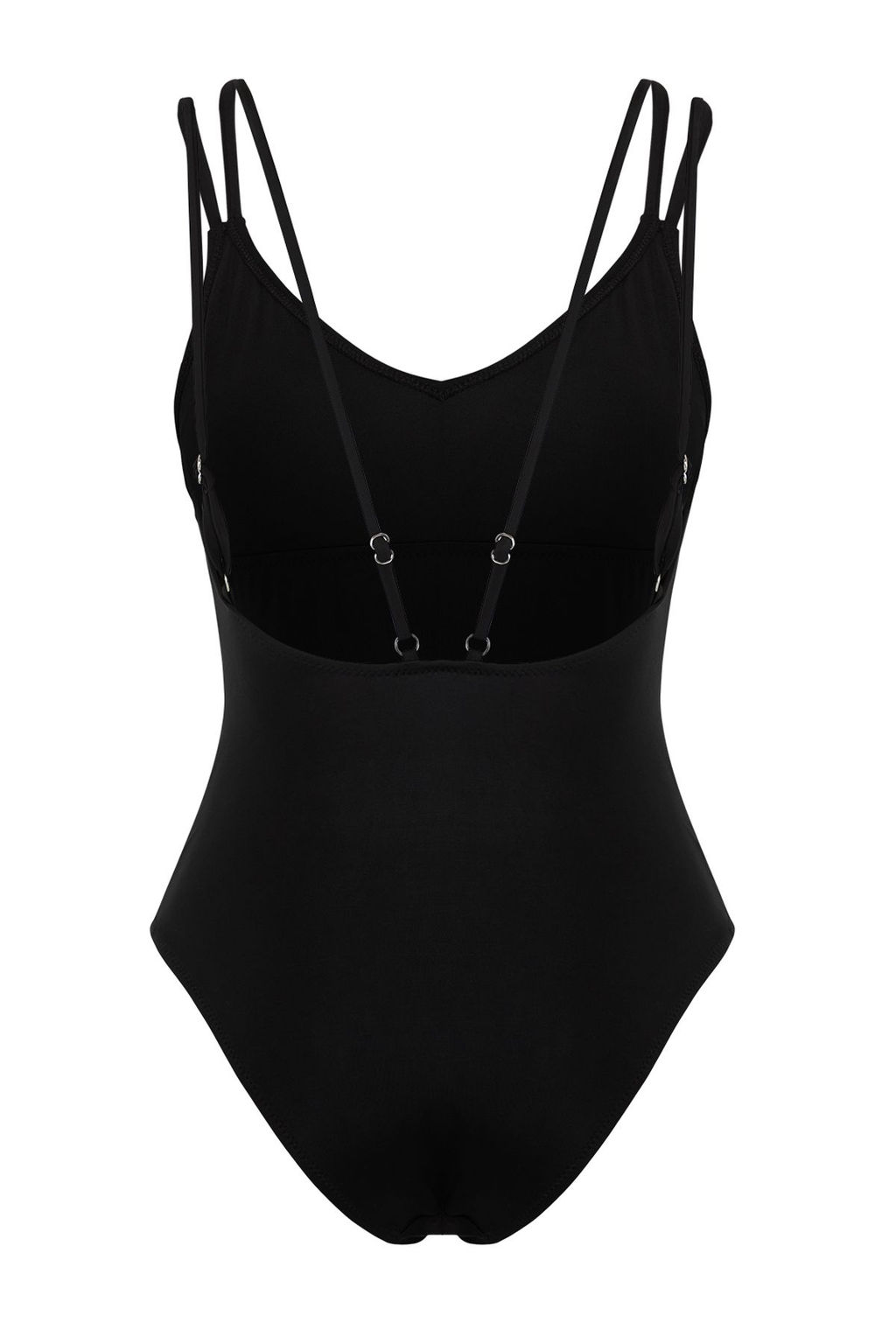 TRENDYOLMILLA K?rm?z? V Yaka S?rt Dekolteli Regular Mayo TBESS25MA00007 фото 7