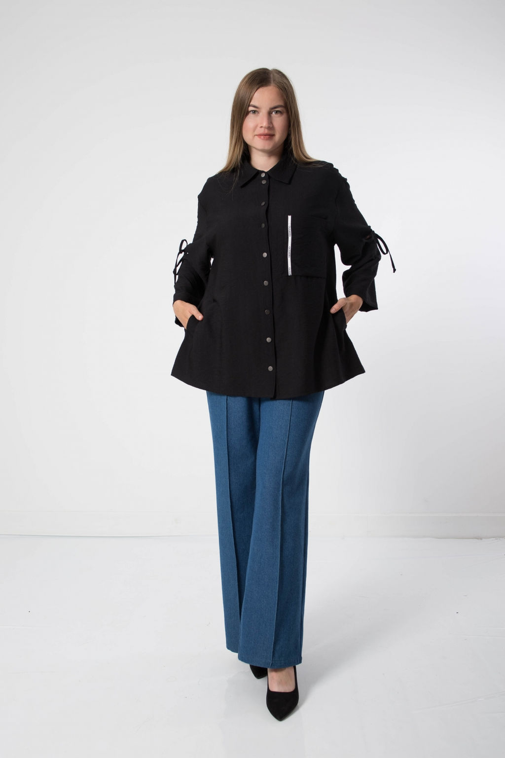 Рубашка женская Т4805 - Olsarri фото 5