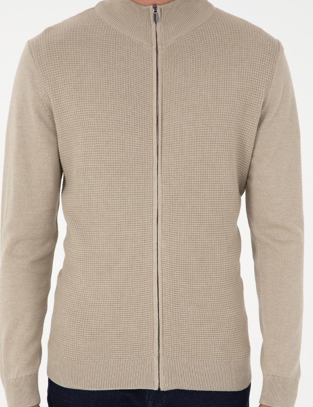 Kum Melanj Slim Fit Fermuarl_ Triko H_rka - Pierre cardin фото 6