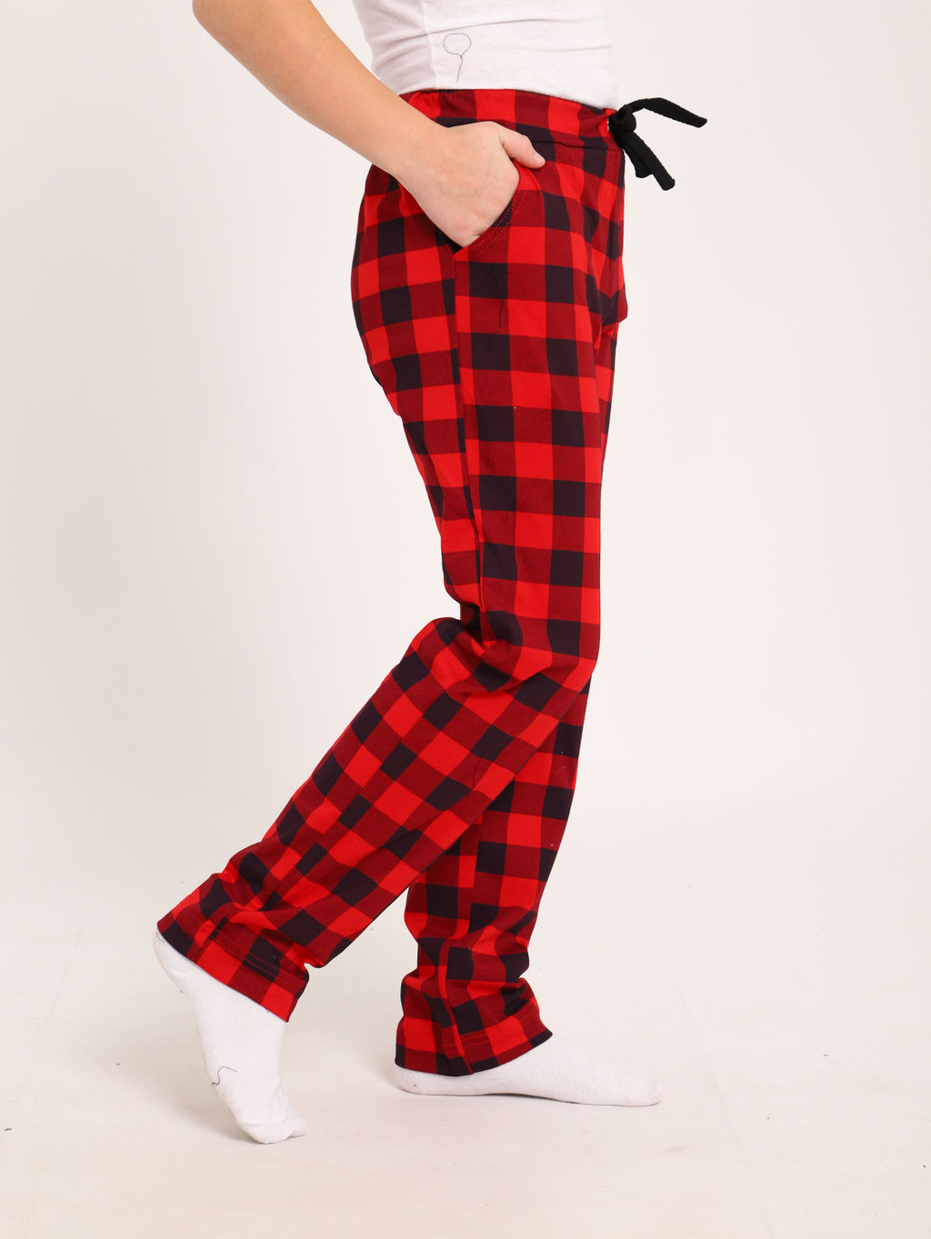 Брюки Матвей красная клетка