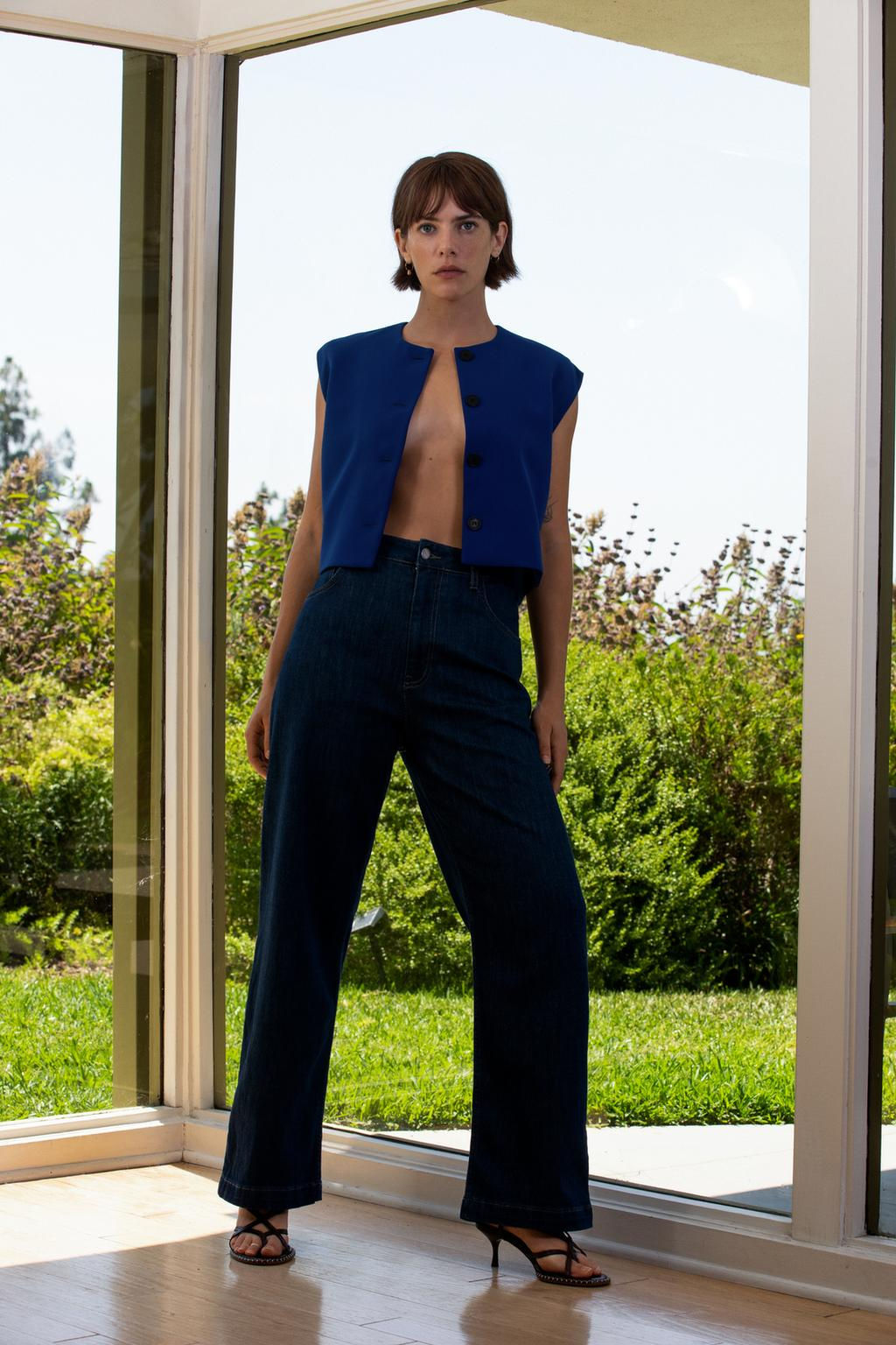 ZW COLLECTION BUTTONED WAISTCOAT TOP - Zara фото 13