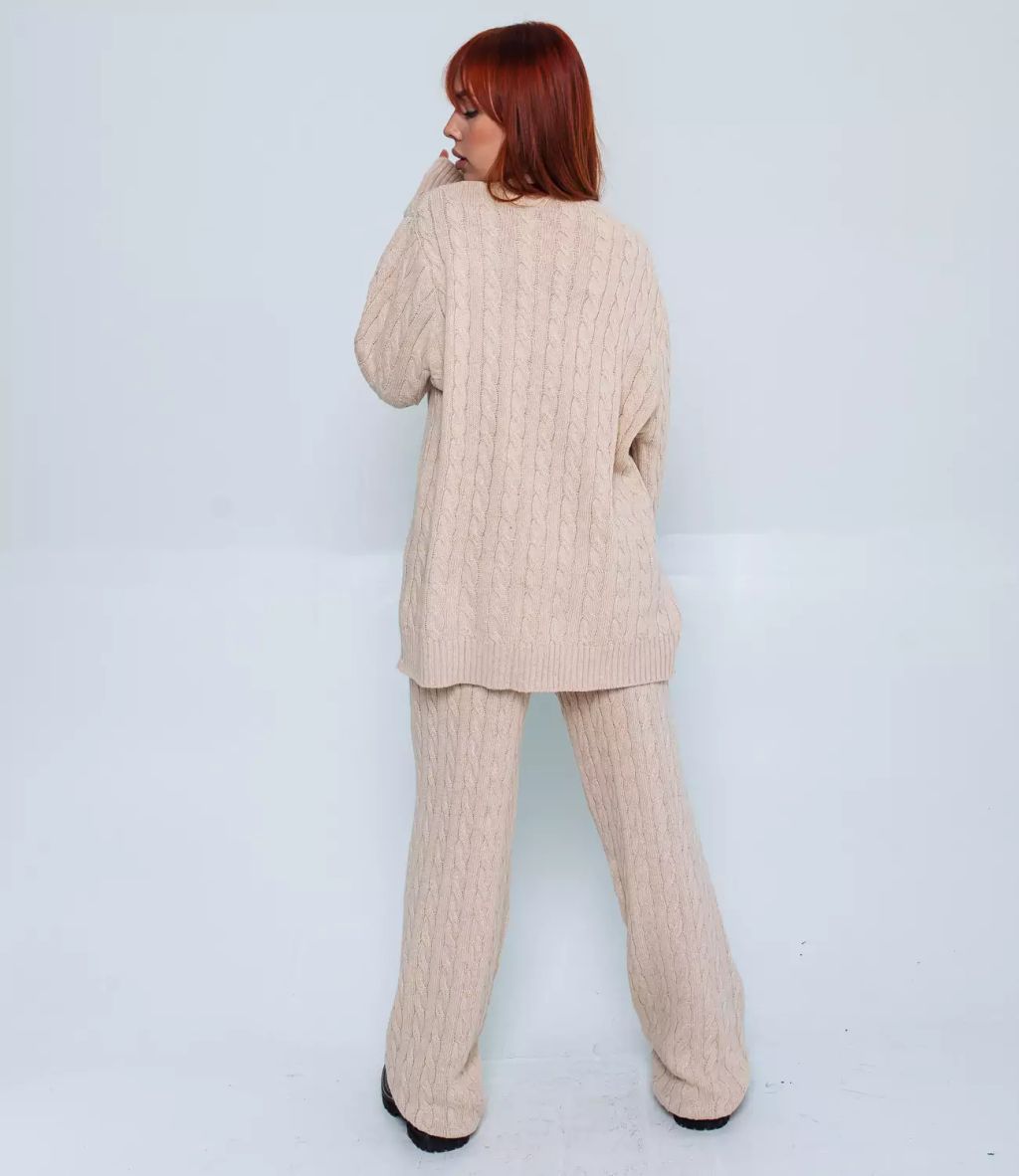 Костюм #КТ36989, бежевый