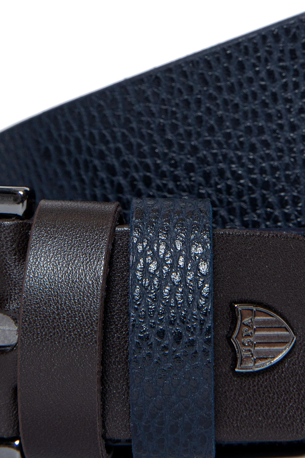 Erkek _ift Tarafl_ Lacivert Kemer