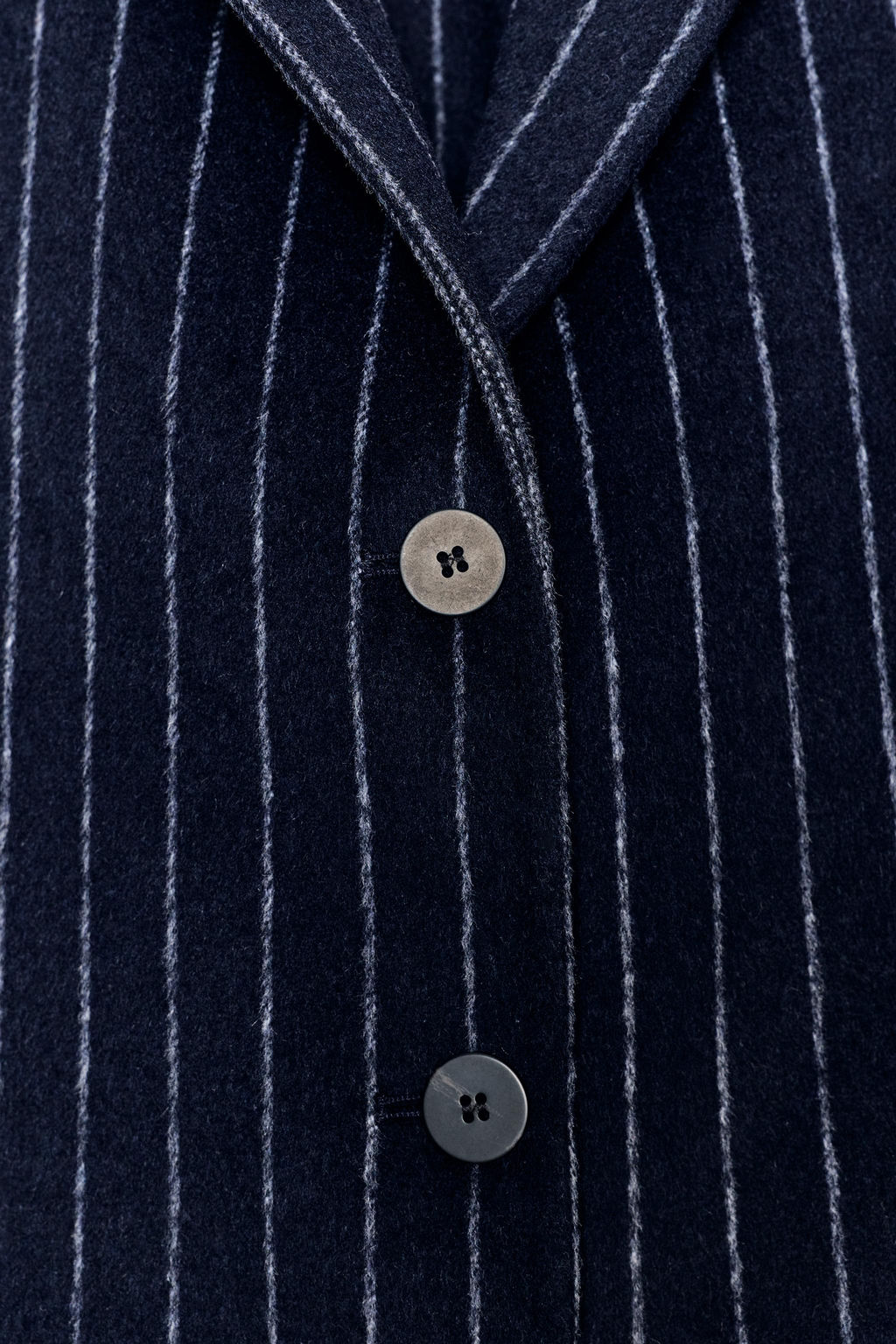 ZW COLLECTION PINSTRIPE BLAZER WITH WOOL - Zara фото 8