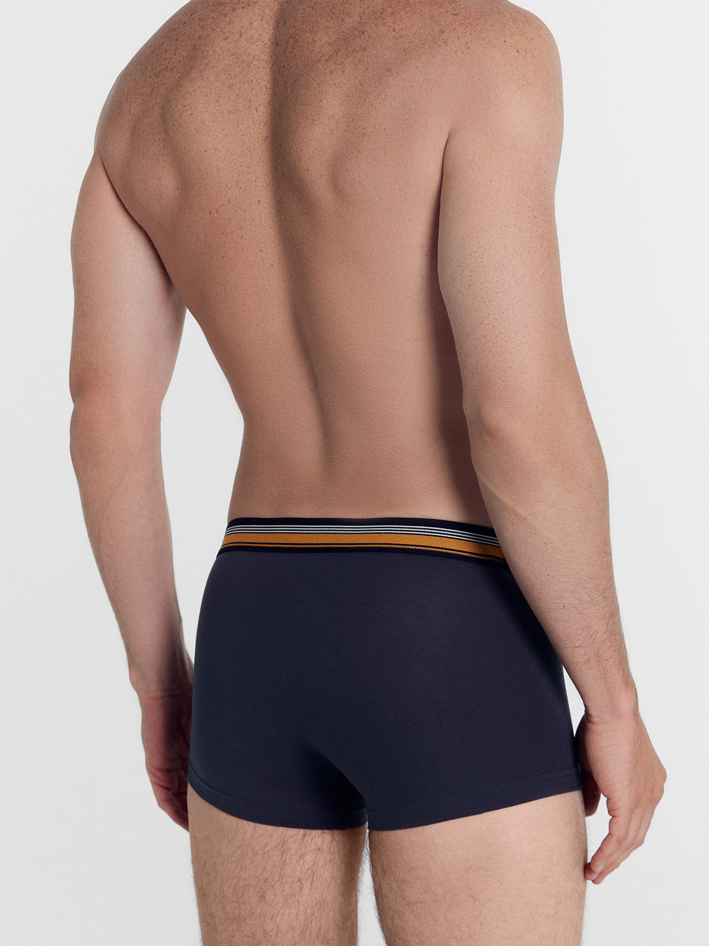 Трусы мужские боксеры мультипак (3 шт.) в сером цвете графит +морской +темный лес 411215-3 - Mark formelle фото 4