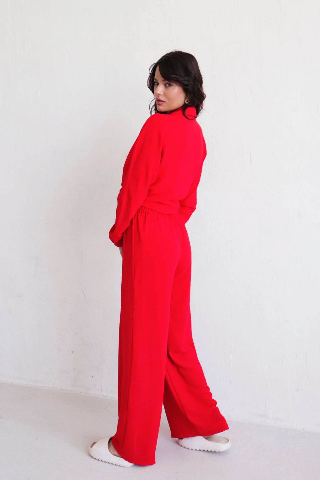 9599 Костюм в пижамном стиле красный - Martichelli фото 7