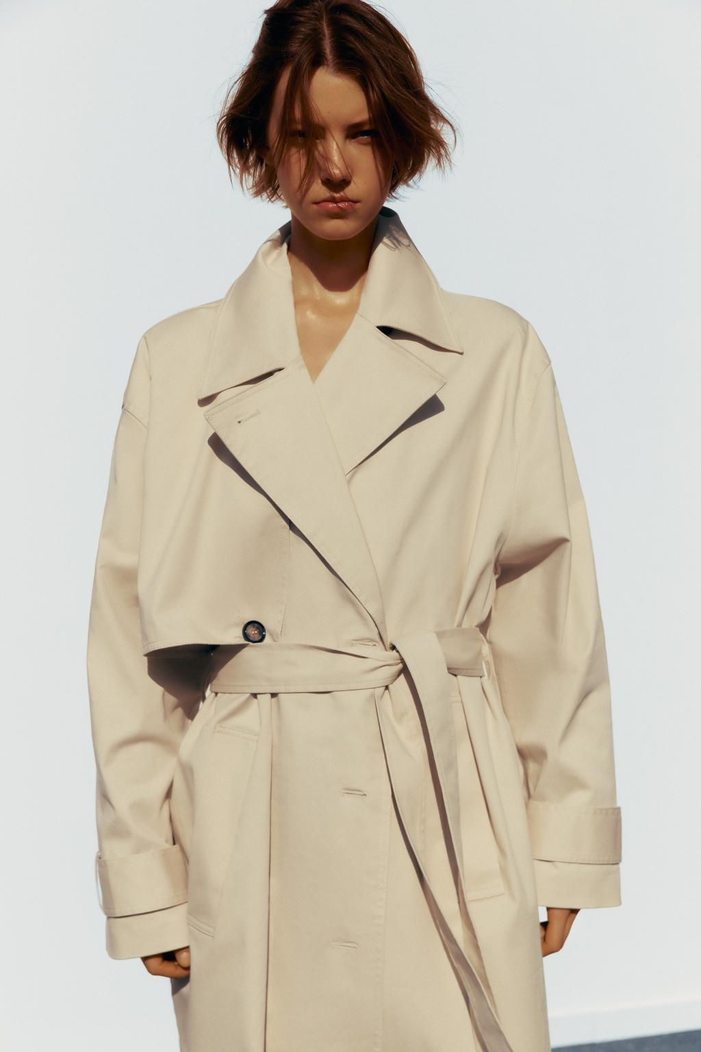 LONG OVERSIZE TRENCH COAT - Zara фото 4
