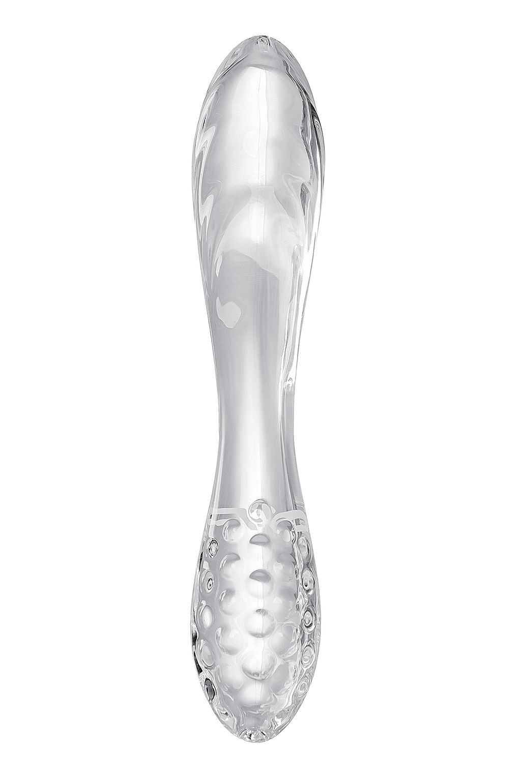 Двусторонний фаллоимитатор Satisfyer Dazzling Crystal 1, стекло, прозрачный, 18,5 см  фото 4