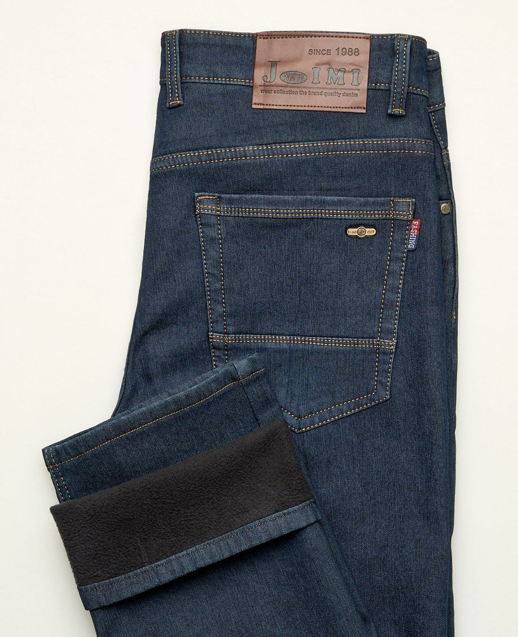 Джинсы утепленные с флисовым подкладом JII 055 - Байрон фото 6