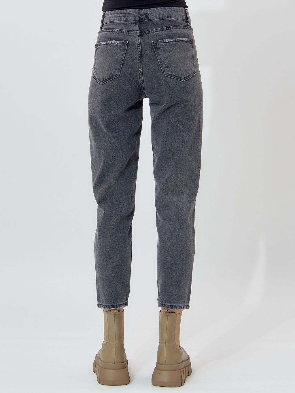 Джинсы женские темно-серого цвета 536_227TC - Mtforce фото 10
