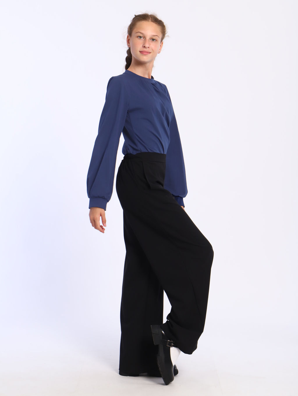 Лонгслив Амелия белый - Ладошки фото 13