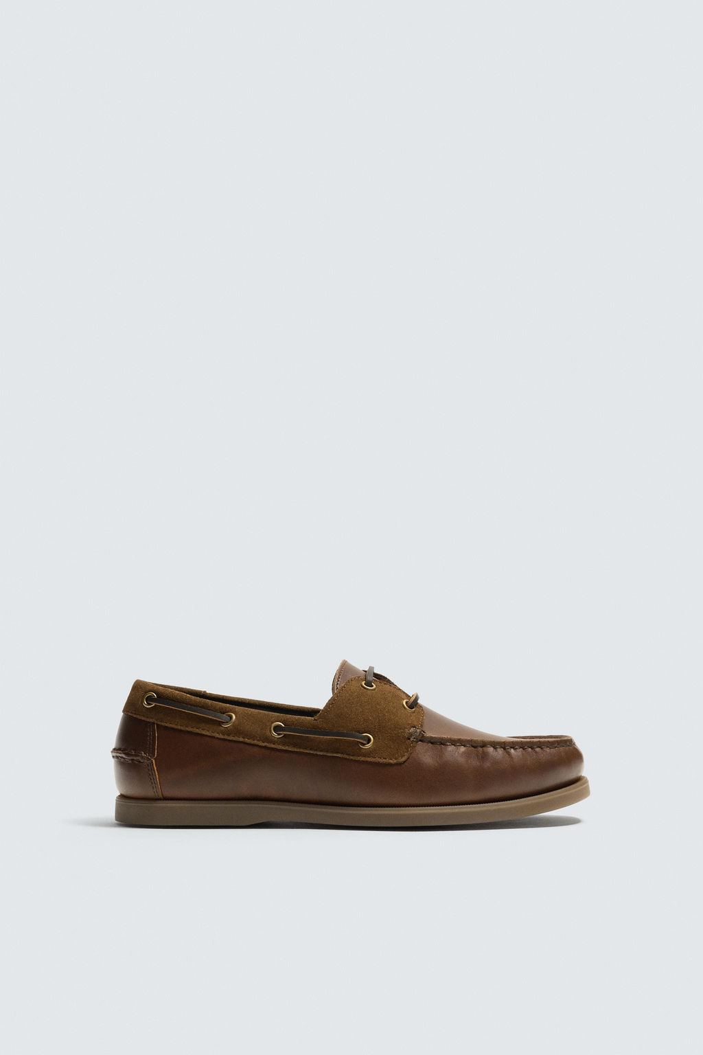 LEATHER DECK SHOES - Zara фото 4