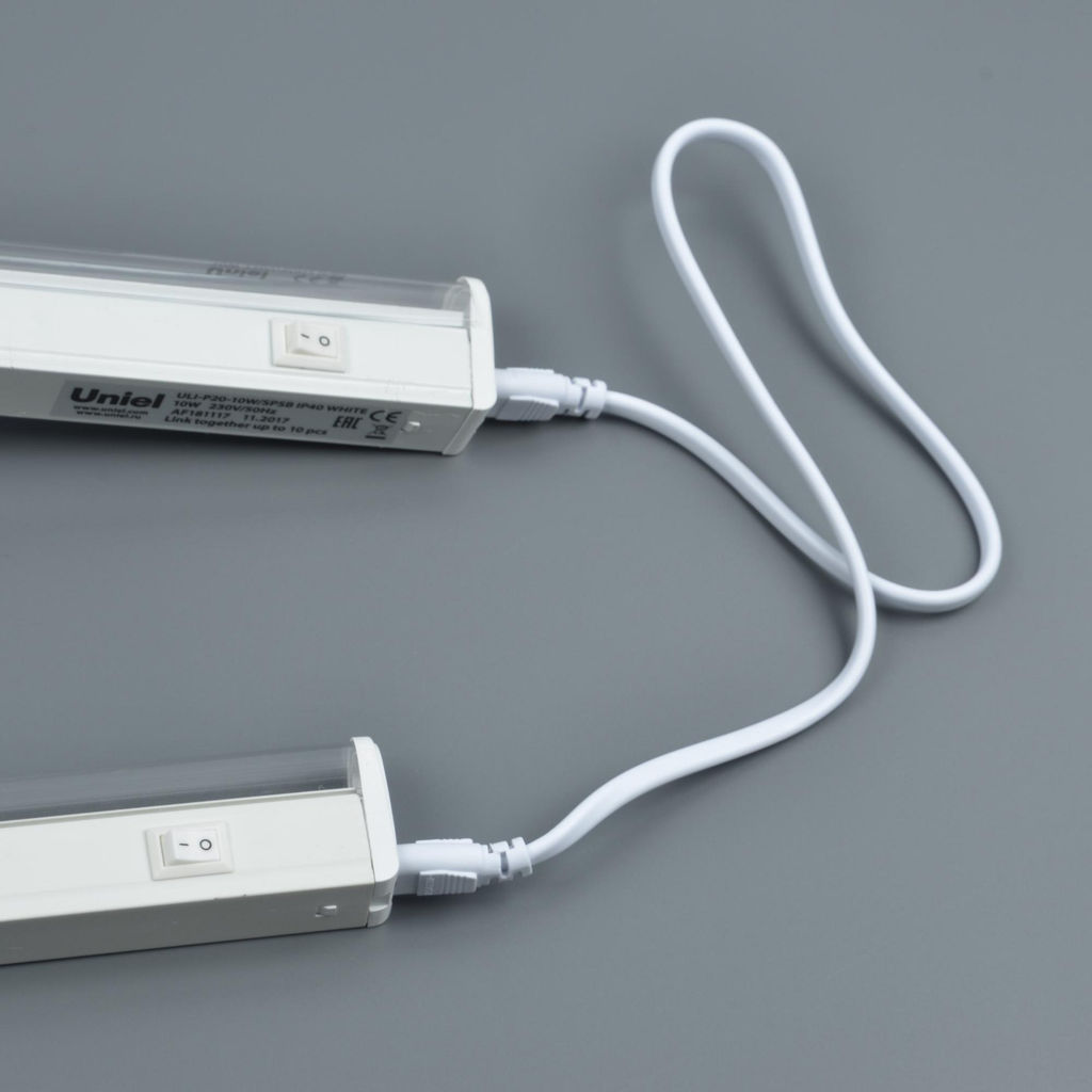UCX-PP2/L10-050 WHITE 1 POLYBAG Провод для соединения светильников для растений ULI-P, 50 см. Белый. ТМ Uniel