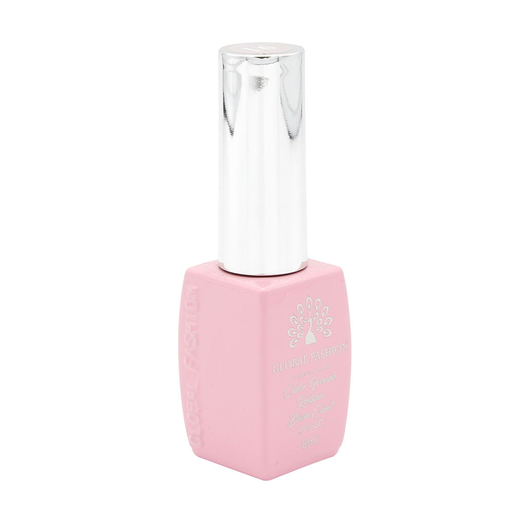 Цветная френч база для гель лака Global Fashion, Color French Base Coat 8 мл, 16  фото 7