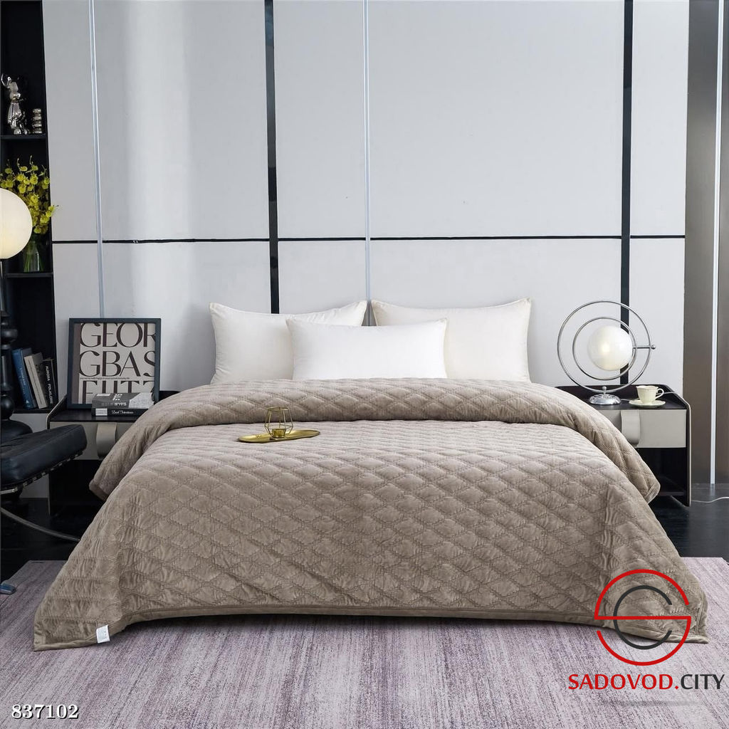 Покрывало велюровое мягкое