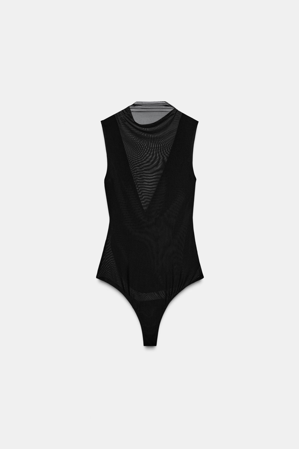 COMBINED TULLE BODYSUIT - Zara фото 7