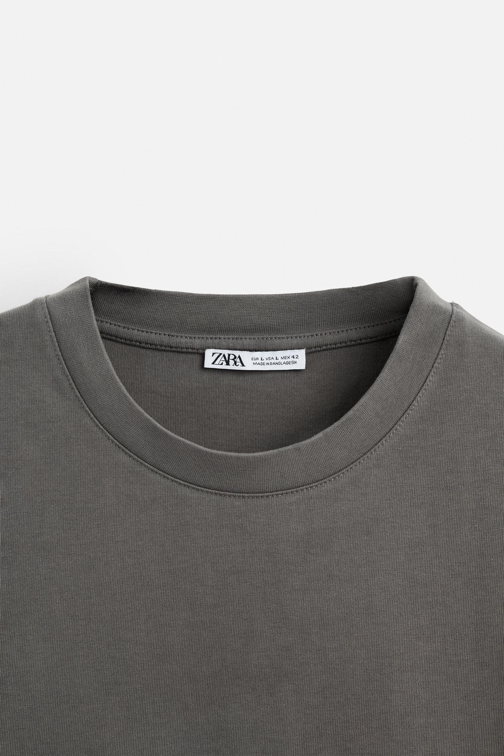 BASIC HEAVYWEIGHT T-SHIRT - Zara фото 8