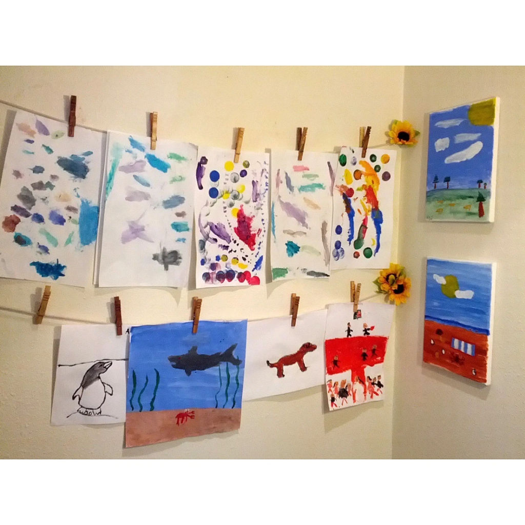 Цена за 6 шт. Набор для оформления "Натуральные прищепки" (10 прищепок 4,5 см, веревка 2м)