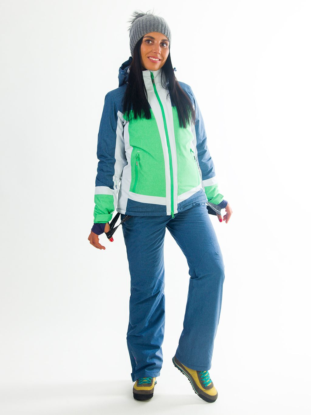 Костюм B-8687 Зеленый