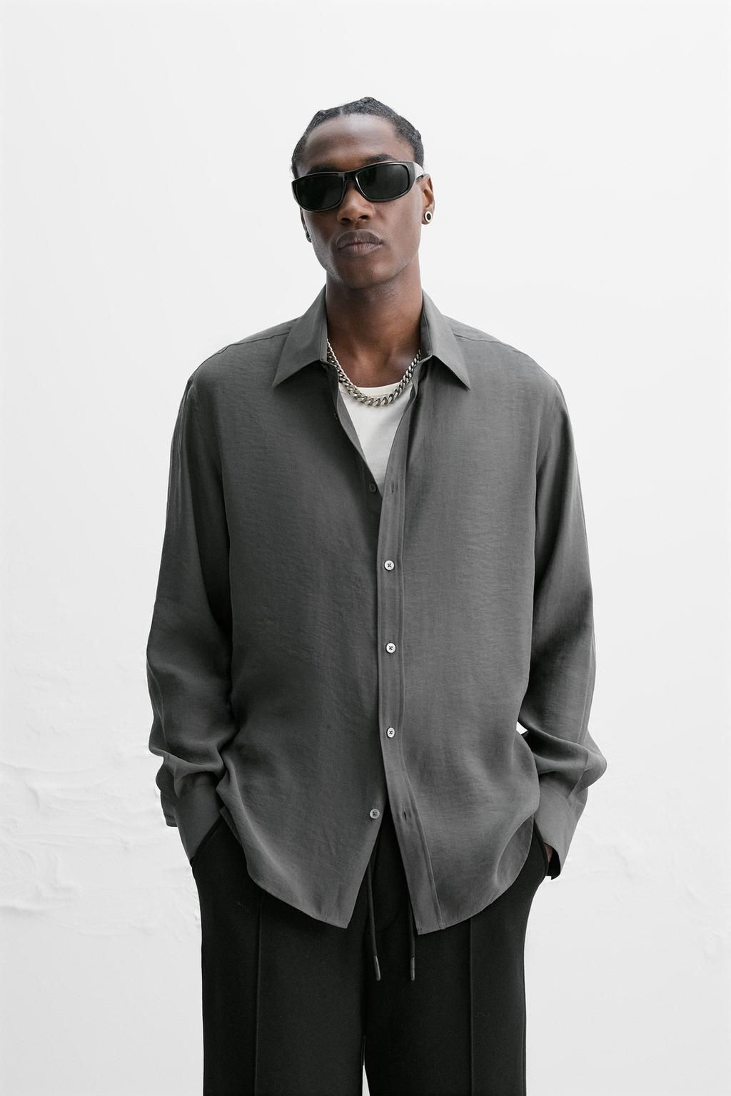 FLOWING SHIRT - LIMITED EDITION - Zara фото 2