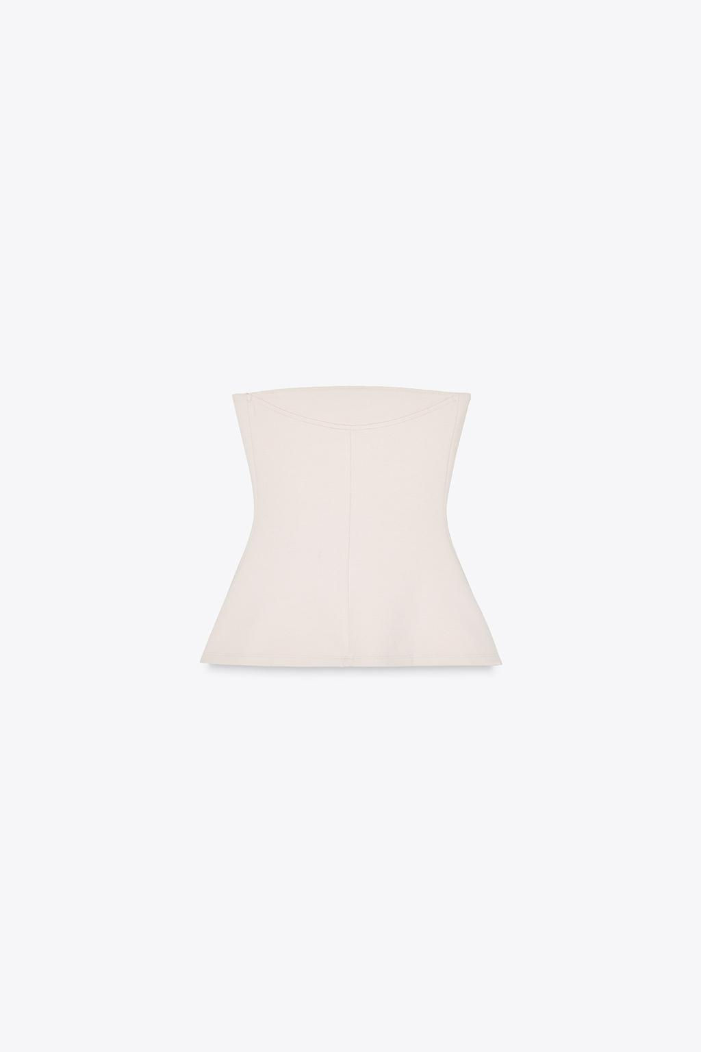 INTERLOCK BANDEAU TOP - Zara фото 18