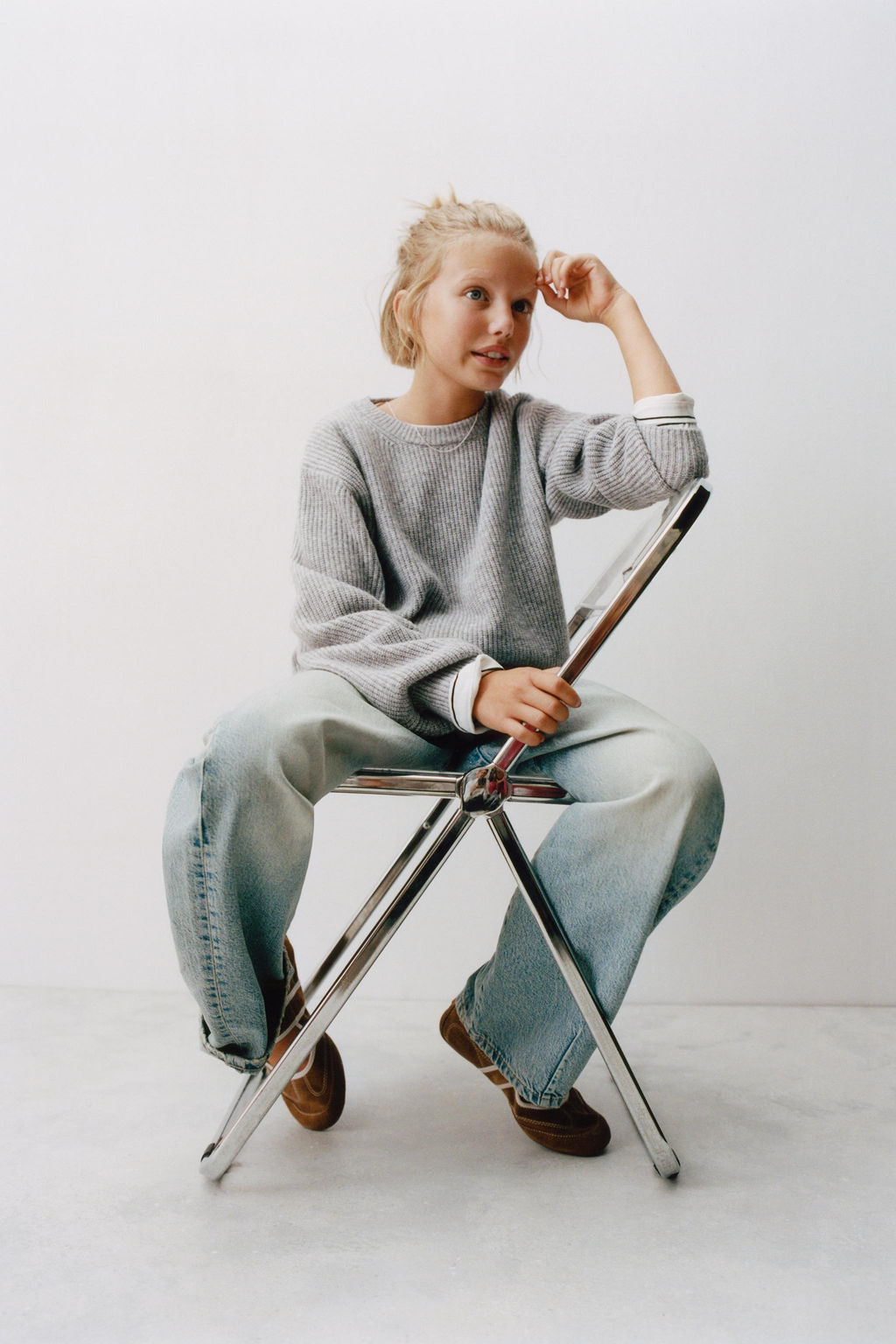 PURL KNIT SWEATER - Zara фото 14