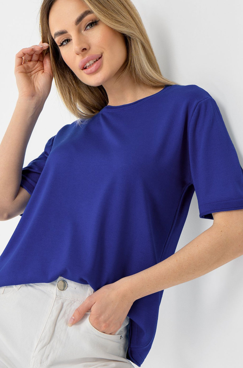 Женская футболка из вязаного трикотажа Happy Fox  фото 7