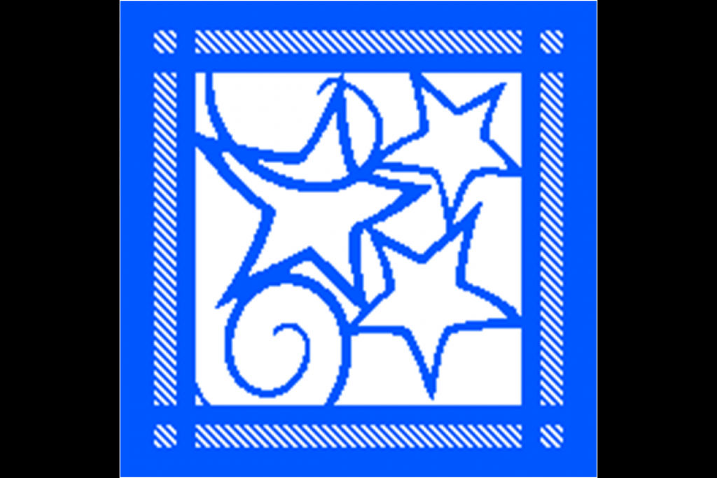 Салфетка махровая птк. жак. 4024, Звезды 30х30