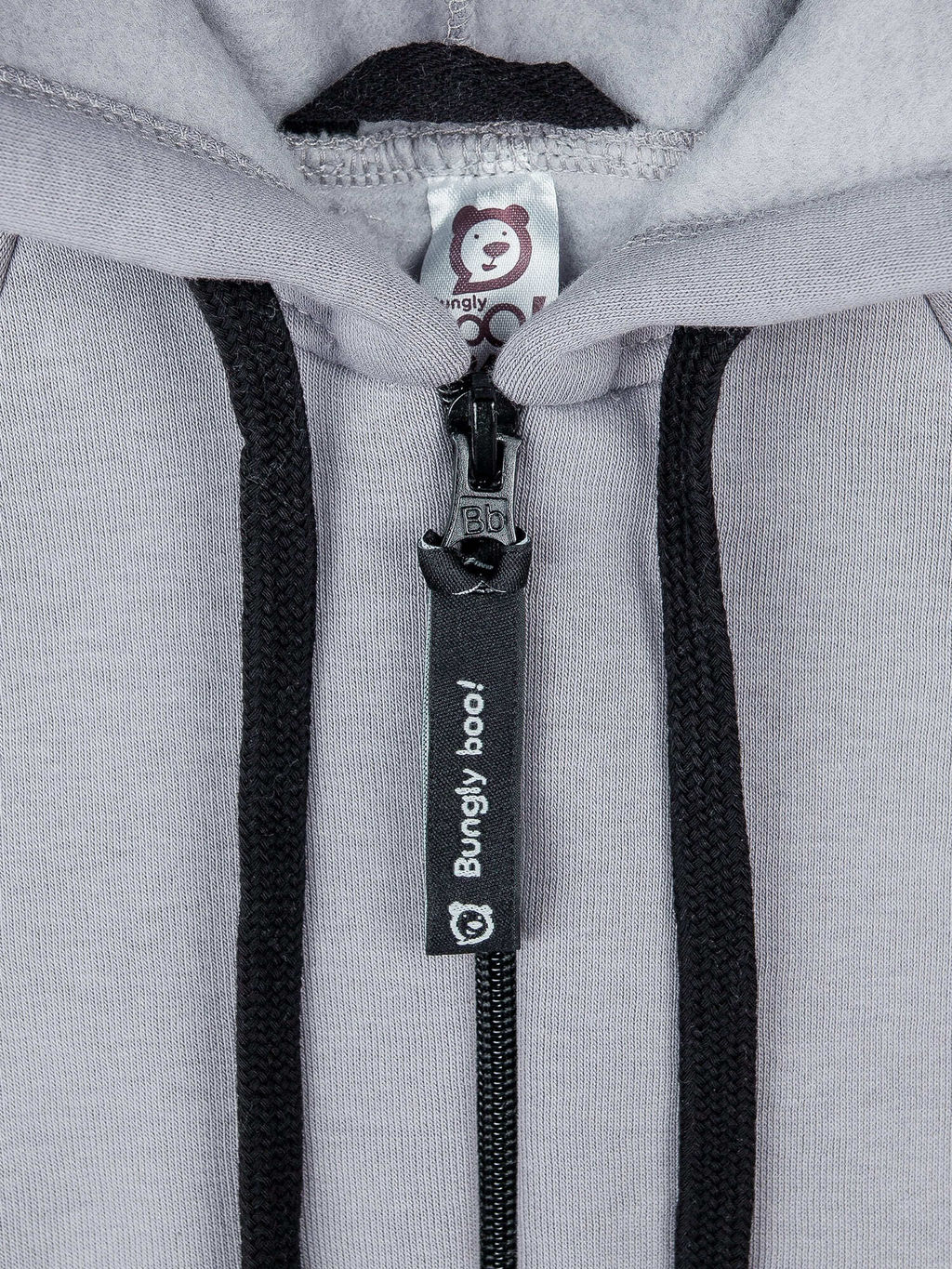 Комбинезон с капюшоном и накладным карманом Жемчуг - Bungly фото 5