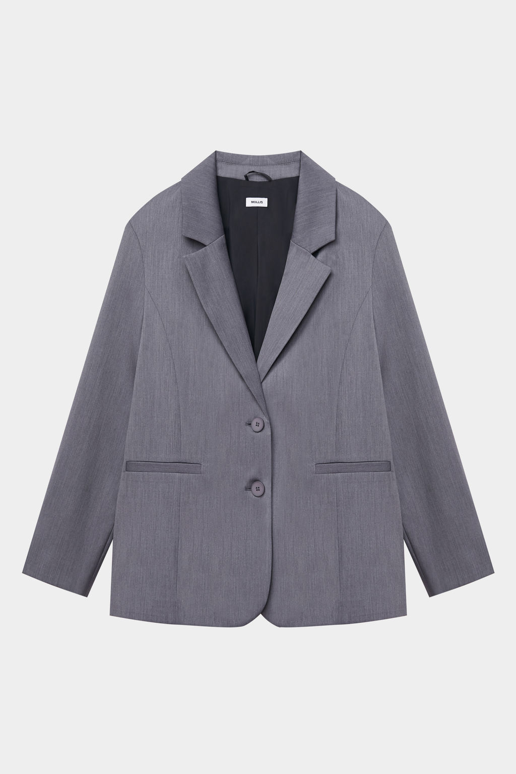 Жакет оверсайз с эффектом меланж - Mollis фото 10